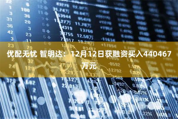 优配无忧 智明达：12月12日获融资买入440467万元