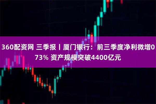 360配资网 三季报丨厦门银行：前三季度净利微增073% 资产规模突破4400亿元